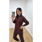 Conjunto Cláudia Marrom