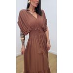 Vestido Tássia Marrom
