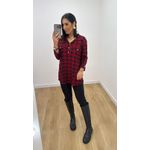 Camisa Emma Xadrez Vermelha