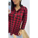 Camisa Emma Xadrez Vermelha