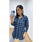 Camisa Emma Xadrez Azul