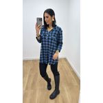 Camisa Emma Xadrez Azul