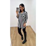 Camisa Emma Xadrez Branca