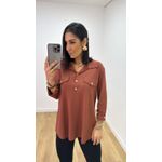 Camisa Emma Chocolate