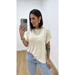 Blusa Laís Bassi nude claro