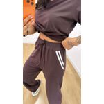 Conjunto Calça Kaly Marrom