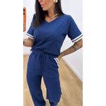 Conjunto Calça Kaly Azul Marinho