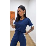 Conjunto Calça Kaly Azul Marinho