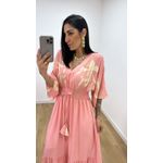 Vestido Talita Estampado 4 Rose