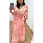 Vestido Talita Estampado 4 Rose