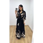 Vestido Talita Estampado 4 Preto