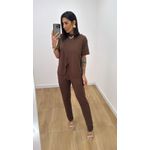 Conjunto Lorena Marrom