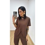 Conjunto Lorena Marrom