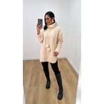 Blusa Teddy Gola Nude