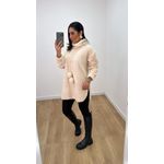 Blusa Teddy Gola Nude