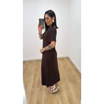 Vestido Maria Marrom