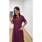 Vestido Maria Vinho
