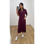 Vestido Maria Vinho