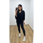 Blusa Valentina Bassi Preta