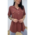 Camisa Emma Chocolate