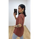 Camisa Emma Chocolate