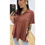 Camisa Emma Chocolate