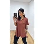 Camisa Emma Chocolate