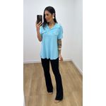 Camisa Emma Azul Bebê