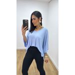 Blusa Valentina Bassi Azul