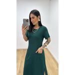 Vestido Maria Verde Folha