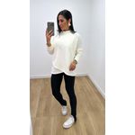 Blusa Teddy Zíper Off
