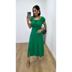 Vestido Rosa Verde Bandeira