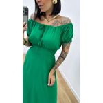 Vestido Rosa Verde Bandeira