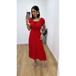 Vestido Rosa Vermelho