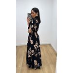 Vestido Tássia Estampado 2 Preto