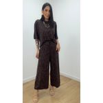 Conjunto Juliana Estampado Café