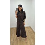 Conjunto Juliana Estampado Café