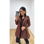 Casaco Melissa Marrom