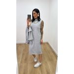 Kit Vestido Ariane Cinza