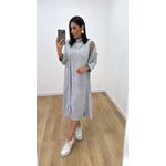Kit Vestido Ariane Cinza