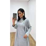 Kit Vestido Ariane Cinza