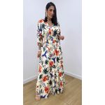 Vestido Talita Caju Off