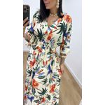 Vestido Talita Caju Off