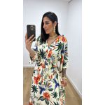 Vestido Talita Caju Off