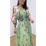 Vestido Talita Onça Verde