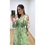 Vestido Talita Onça Verde
