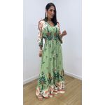 Vestido Talita Onça Verde