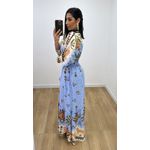 Vestido Talita Onça Azul