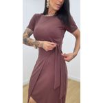 Vestido Envelope Marrom
