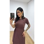 Vestido Envelope Marrom